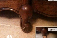 Carved-Leg-Wood-Chip-breakage-Repair